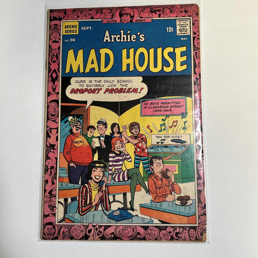 Archie's Mad House #56 1967 Silver Age Superhero Spoof